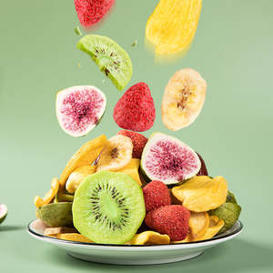 Gemischte Gefriergetrocknete Früchte Knusprige Fruchtchips Großhandel Gesunde Vegane Snacks Natürliche Dehydrierte Früchte OEM ODM Lieferant - Product Image 4