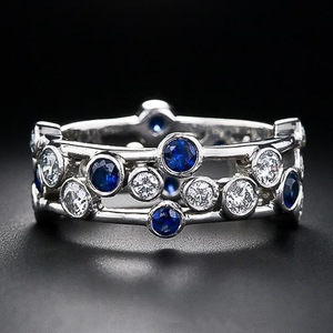 Anello geometrico cavo per donna, design semplice e unico, gioielli alla moda per le dita - Product Image 2
