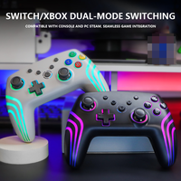 Controlador de Juego Inalámbrico BT con Sensor de Movimiento de Seis Ejes y Luces RGB para Switch/Android/IOS/PC, Venta al Por Mayor