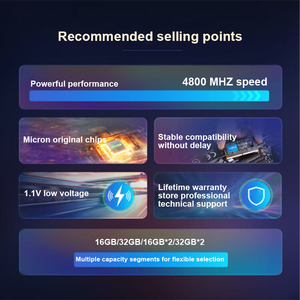 Mạnh mẽ rất quan trọng DDR5 5600 SODIMM REG ECC <span class=keywords><strong>RAM</strong></span> <span class=keywords><strong>32GB</strong></span> 64GB cho máy tính để bàn trong kho - Product Image 3