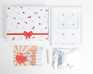 Kit Cornice Fotografica per Impronte di <span class=keywords><strong>Mani</strong></span> o Piedi di Neonati con Argilla per Impronte - Product Image 6