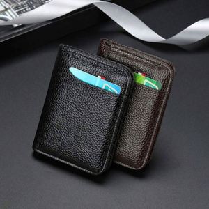 Super Slim Soft PU Mini Credit Card Wallet Purse Card Holders for <b>Men</b> Thin - Product Image 1