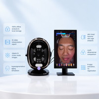 Analyseur de peau facial IA 36MP avec caméra HD 8 spectres, appareil d'analyse UV 3D pour usage domestique et commercial