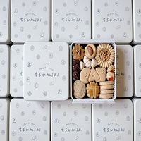 Boîte en fer blanc à biscuits avec logo personnalisé Récipient d'emballage en métal de qualité alimentaire pour biscuits, bonbons, cadeaux, affichage, utilisation, fourniture en gros
