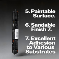 Sikaaflex 211 CN Mastic polyuréthane adhésif pour automobile et menuiserie, forte adhérence, élastique, résistant aux chocs, imperméable