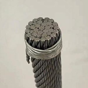 उच्च शक्ति विरोधी रोटेशन गैल्वेनाइज्ड 35 डब्ल्यू 7 स्ट्रैंड स्टील तार रस्सी के लिए तार तार रस्सी और मोबाइल उठाने के लिए - Product Image 1