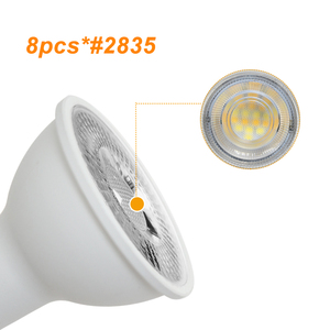 Ampoule LED GU10 MR16 5W AC220V SMD LED Blanc chaud Blanc froid Plastique+Aluminium GU10 Lampe d'intérieur - Product Image 2