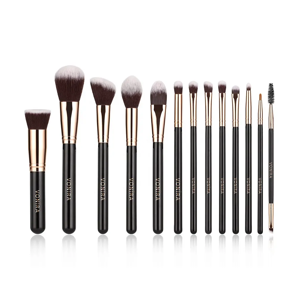 Professional Makeup Brush Set Buy Vonira Factory Cheap Affordable Professional Cosmetic Makeup Brushes Set Synthetic Eye Face Powder Foundation Brushes 13Pcs