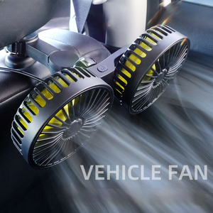 Ventilatore <span class=keywords><strong>12</strong></span> v Dc Ventilatore per auto 24v <span class=keywords><strong>12</strong></span> <span class=keywords><strong>Volt</strong></span> Ventilatori per veicolo camion aria di raffreddamento universale Usb girevole vento forte - Product Image 2