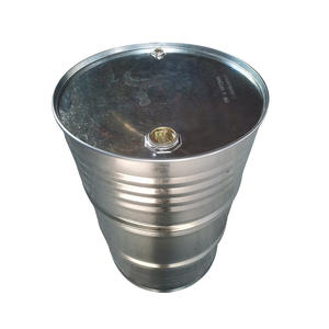 Tambours en fer chimique argenté <span class=keywords><strong>de</strong></span> <span class=keywords><strong>200</strong></span> <span class=keywords><strong>litres</strong></span> <span class=keywords><strong>de</strong></span> meilleure qualité avec couvercle à cerceau Tambours à couvercle ouvert vides en acier inoxydable <span class=keywords><strong>de</strong></span> 55 gallons durables - Product Image 5