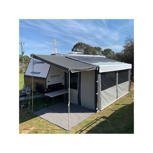 <span class=keywords><strong>Auvent</strong></span> de <span class=keywords><strong>caravane</strong></span> personnalisé, résistant, luxueux, imperméable, anti-moisissure, en <span class=keywords><strong>toile</strong></span> de polyester 320 g/m², <span class=keywords><strong>pour</strong></span> véhicules, camping-cars, utilisation en extérieur, 3-4 personnes - Product Image 3