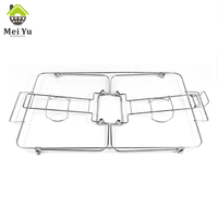 Plateau de service en gros, présentoir de fête d'hôtel, chauffe-plat, Kit de support de Buffet, support de chauffe-plat jetable