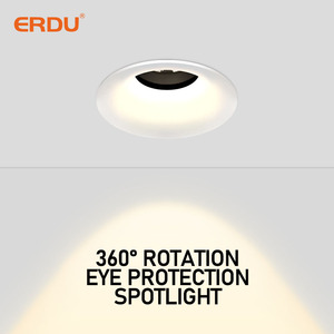 Erdu New Arrival 7 Wát 12 Wát Led Downlight nhôm COB Spotlight cho trong nhà lõm Trần chiếu sáng 4000k cho Mall khu dân cư - Product Image 6