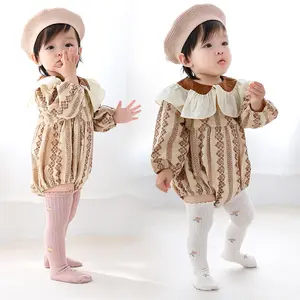 Rarewe Chất Lượng Cao Cotton Bé Vớ 5-Cặp Đặt Gân Sơ Sinh Thiết Kế Màu Sắc Đồng Bằng Mùa Thu Thoáng Khí Bé Vớ Giày 0-3 Tháng