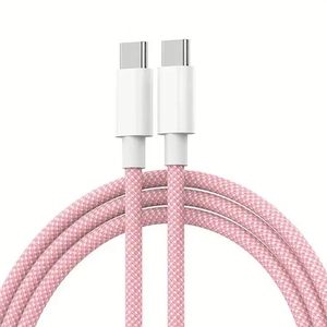 Quick Charge 60W Cable Type C Charger Cable Data Transfer Nylon <b>Fast</b> <b>Charging</b> USB-C Cable for Smart Phone - Product Image 1