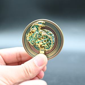 Nuevo colorido Rpg Fingertips Spinner Fly Dragon Routtle Dnd Metal Dice para mazmorras y dragones - Product Image 4