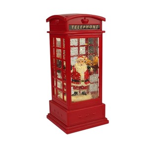 Noël Martin Lampe Résine Père Noël et Cristal Lumières Décorations De Fête Festive pour Joyeuses Fêtes Vent Lumières Idée Cadeau - Product Image 4