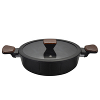 Ensemble de casseroles et marmites antiadhésives en aluminium de haute qualité Ensemble de marmites à soupe de cuisine Batterie de cuisine