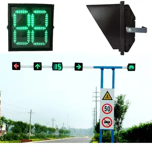 Led Traffic Light Price 400mm 2 Digits Led Countdown Timer Traffic Signal Light