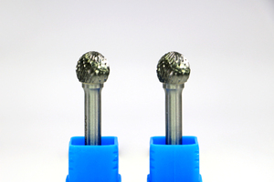 Fresa rotativa de carburo de tungsteno con punta esférica D12, dientes cruzados para desbarbado y pulido de metales, broca para amoladora de 6 mm - Product Image 4