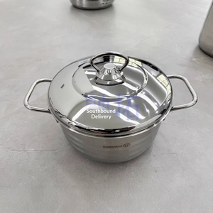 Set di Pentole in Acciaio Inox 201 <span class=keywords><strong>KORKMAZ</strong></span> Tipo U Turchia 1990, 9 Pezzi - Product Image 2