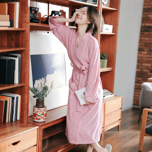 <span class=keywords><strong>Accappatoio</strong></span> da <span class=keywords><strong>Donna</strong></span> in Tessuto Spugna Assorbente ad Asciugatura Rapida, Materiale Traspirante per Hotel, Vestaglia Universale per Tutte le Stagioni - Product Image 3