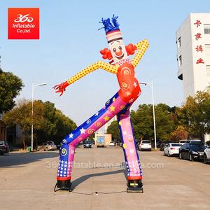 نفخ 10ft Air Sky دمية رقص رياح تحلق ترويجية راقصة مهرج ، رخيصة قابلة للنفخ - Product Image 2