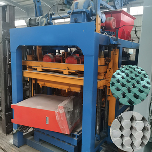 Nhỏ bán thủy lực đất sét lát gạch dây chuyền sản xuất/Trung Quốc nhà sản xuất bùn khối rỗng máy - Product Image 6