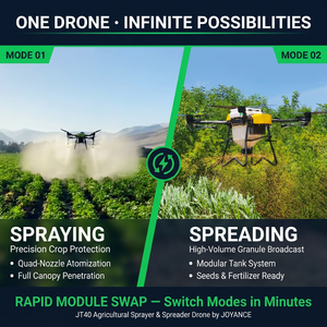 Drone de protection des cultures Joyance, UAV autonome à pulvérisation GPS pour une agriculture intelligente de précision - Product Image 2