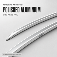 Reling Atap untuk Honda Elysion dan Odyssey Reling Atap Aluminium Tanpa Pengeboran MOQ 6 Set Grosir