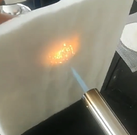 Couverture en aerogel de fibre de verre ignifuge classe A, résistante aux hautes températures, matériau d'isolation thermique pour four