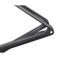 Cadre de vélo de gravier en carbone 700C Design plat avec axe traversant pour l'équitation en gravier