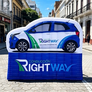 Panneau publicitaire géant gonflable en forme de voiture avec base – Décoration promotionnelle pour véhicules et signalétique gonflable - Product Image 5
