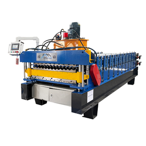 Máquina de Doble Capa para Láminas de Techo Trapezoidales 840 y Corrugadas 836 de Alto Estándar, Popular en América, con Control PLC, Rodamientos y Motor - Product Image 1