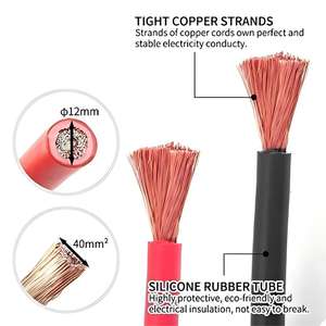 Kabel booster baterai, kabel booster baterai 4 gauge tugas berat ekstra panjang 5 meter - Product Image 4