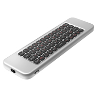 Control Remoto Inalámbrico W3 2.4G con Voz, Mini Teclado, para Android TV BOX, Windows, Mac OS, Linux, con Giroscopio y Función de Aprendizaje de Códigos