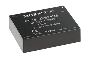 PV15-29B05R3โมดูลการแปลง DC-DC แบบแยก2A 10W 200-1500VDC เป็น5V แบบ DIP สำหรับอินเวอร์เตอร์ PV แบบแยกสูง - Product Image 6