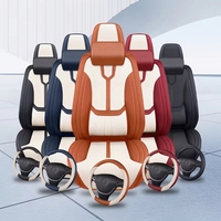 Housses de siège auto en cuir de luxe Tough Nest, ensemble complet, protection intérieure, style professionnel, toutes saisons, ajustement universel, Auris Peugeot CRV