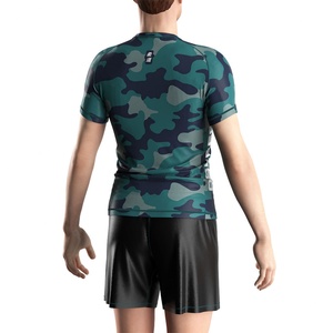 Camiseta de Protección Solar con Estampado de Camuflaje de Alta Calidad para Hombre, Duradera, Cómoda y Transpirable para Deportes y Actividades Acuáticas - Product Image 6