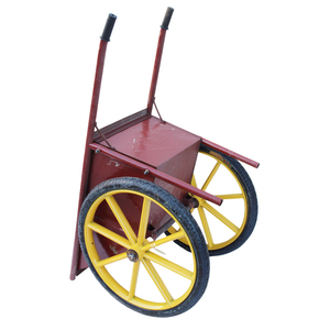 Brouette industrielle à double roue en fer fermée, chariot de chantier de jardin robuste, grande capacité, OEM - Product Image 4