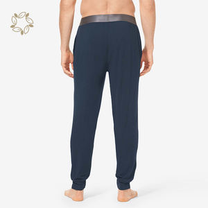 Pantalon de <span class=keywords><strong>pyjama</strong></span> en coton et bambou bio Jersey Sleep Jogger pour hommes Pantalon de <span class=keywords><strong>pyjama</strong></span> Pantalon de détente pour hommes Pantalon de survêtement durable - Product Image 4
