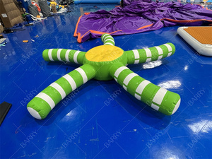 Équipement de plein air <span class=keywords><strong>piscine</strong></span> lac flotteurs jouets flottants gonflables eau escalade multi-ventilateur plateau tournant jouet flottant - Product Image 5