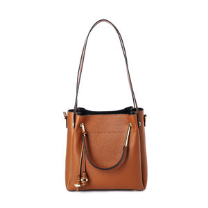 2026 New Crossbody Female <b>Tote</b> <b>Bag</b> Large Capacity Leather Handbag <b>with</b> Single <b>Shoulder</b> <b>Strap</b> Fashionable Bucket Style - Product Image 1