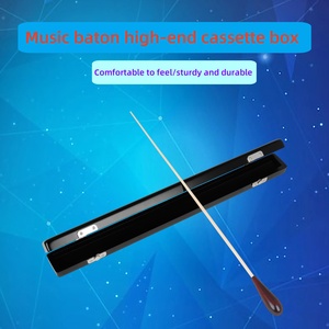 Cao cấp màu đen Maple xử lý Conductor Baton với hộp lưu trữ số lượng lớn bán buôn cho nhạc cụ phụ kiện - Product Image 3
