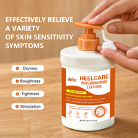 Lotion hydratante et nourrissante pour les pieds au beurre de karité, exfoliante pour soulager les peaux sèches et rugueuses, soin quotidien pour les talons, Milkrect, fabricant OEM