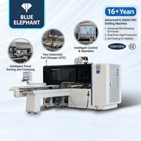 Solution de perçage CNC professionnelle ET6 à 6 faces avec tête à angle droit pour le traitement des trous de charnière et le fraisage latéral des connecteurs