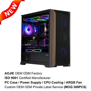 Boîtier Gamer TA360M Matx Itx en Gros, Boîtier <span class=keywords><strong>PC</strong></span> Gaming Mid-Tower avec Ventilateur Noir - Product Image 1