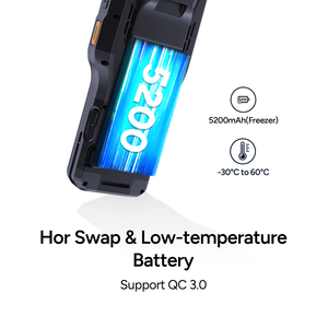 <span class=keywords><strong>PDA</strong></span> industrial resistente con escáner de código de barras 2D Terminal móvil <span class=keywords><strong>Bluetooth</strong></span> Cadena de frío Gestión de transporte de inventario de almacén - Product Image 3