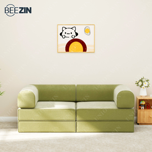 Sofá Seccional Modular Convertible Union Win, Diseño <span class=keywords><strong>Nórdico</strong></span> Moderno, Sofá Cama <span class=keywords><strong>Relleno</strong></span> de Esponja para Sala de Estar - Product Image 2