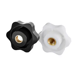 25mm 32mm 38mm 48mm Star Head Plastic Thumb Nuts With/Without Hole M4M5M6M8M10M12 Torx Handle GB807 Knob Nuts with Steel Core